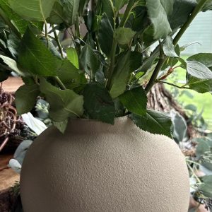 TAUPE TEXTURED VASE