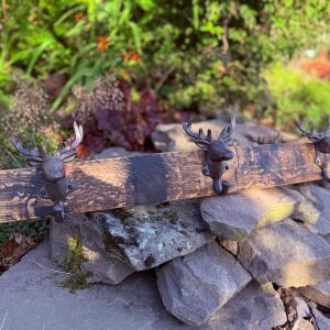 Stave Stag Head Coat Rack