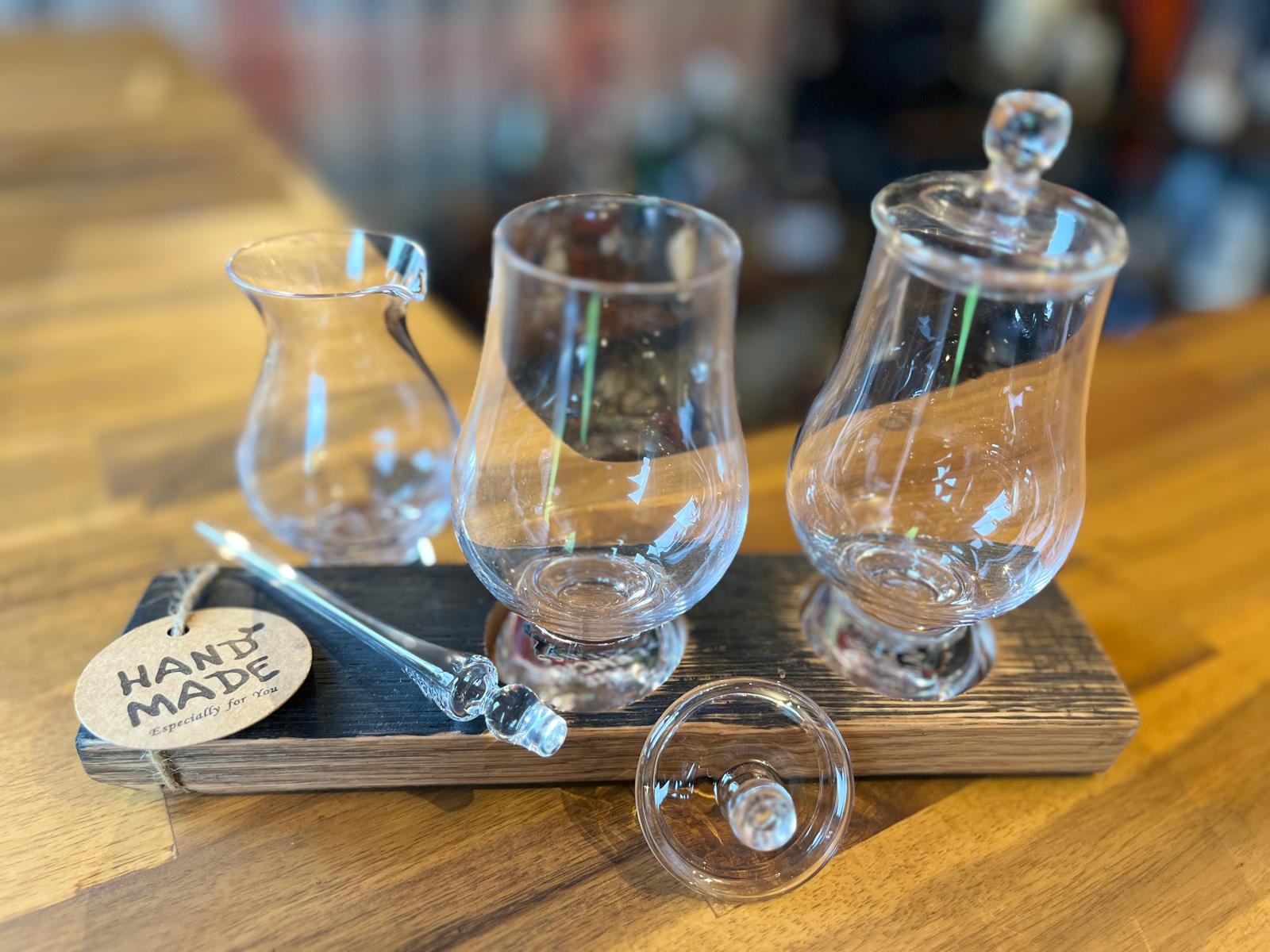Stave Whisky Taster set with 'wee dram' water jug and extras - Image 2